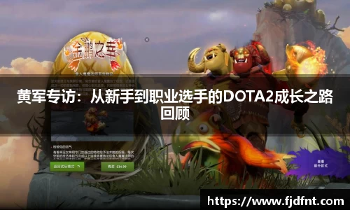 黄军专访：从新手到职业选手的DOTA2成长之路回顾